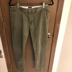 Jcrew 484 olive pants